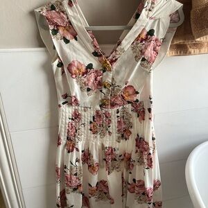 Floral V-Neck Dress